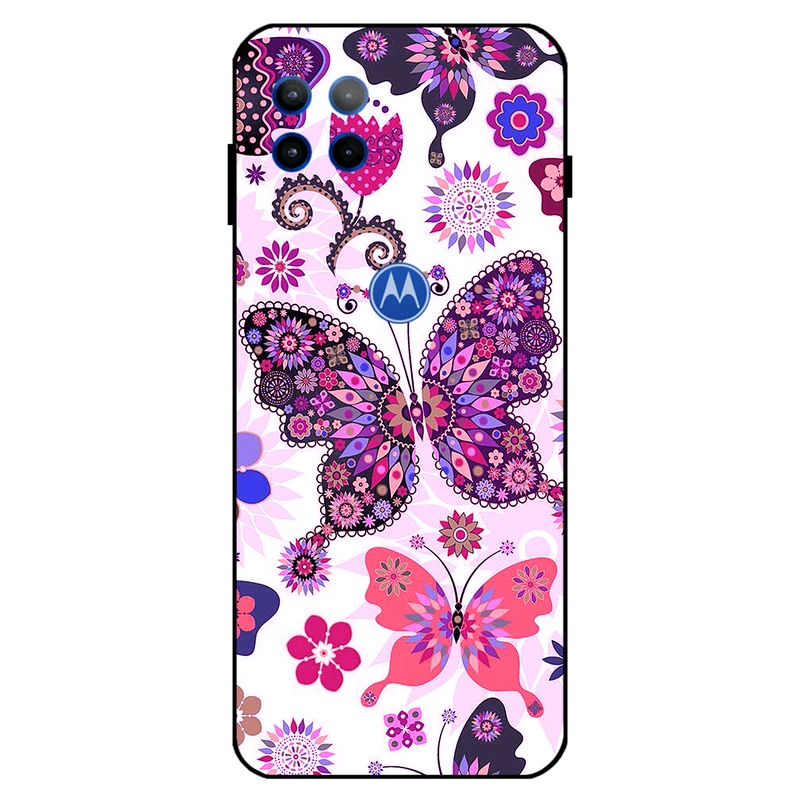 کاور مگافون طرح پروانه مدل 6356 مناسب برای گوشی موبایل موتورولا Moto G 5G