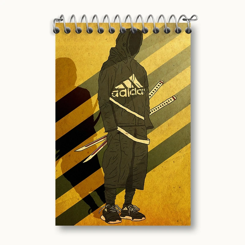 دفتر یادداشت 50 برگ خندالو مدل آدیداس (Adidas) کد F1124