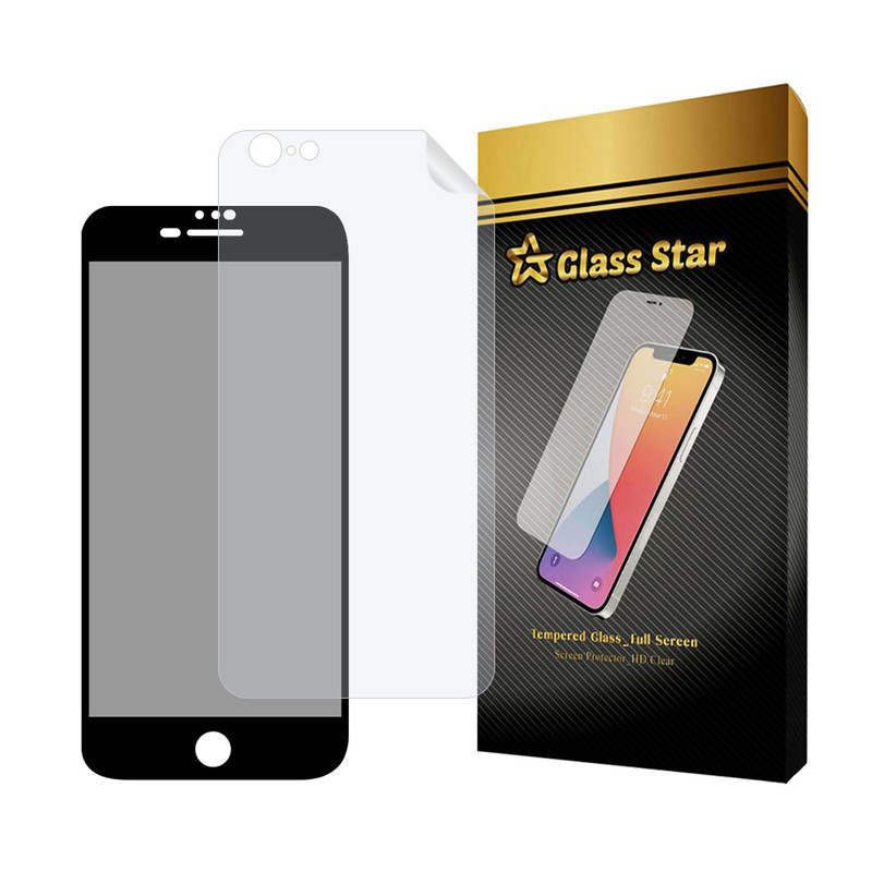 محافظ صفحه نمایش حریم شخصی گلس استار مدل FULLPRIVNANOS مناسب برای گوشی موبایل اپل iPhone 6 Plus / iPhone 6s Plus به همراه محافظ پشت گوشی