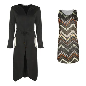 ست تونیک بدون آستین و مانتو زنانه شی مود مدل 401