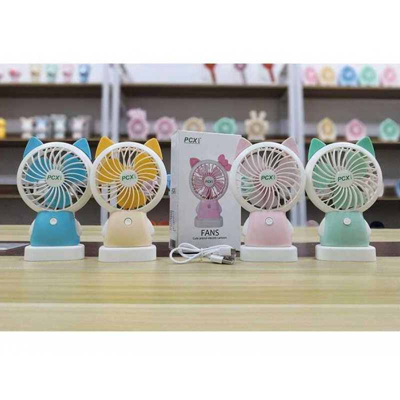 پنکه شارژی طرح گربه مدل PCX13843