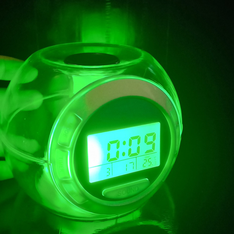 ساعت رومیزی دیجیتالی مدل 7color