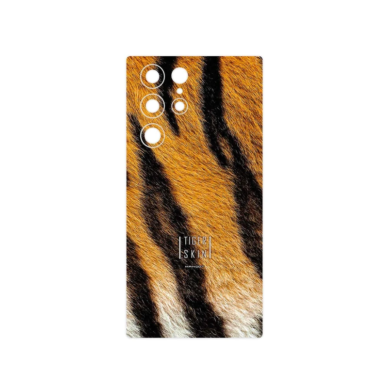 برچسب پوششی ماهوت مدل Tiger Skin مناسب برای گوشی موبایل سامسونگ Galaxy S22 Ultra 5G
