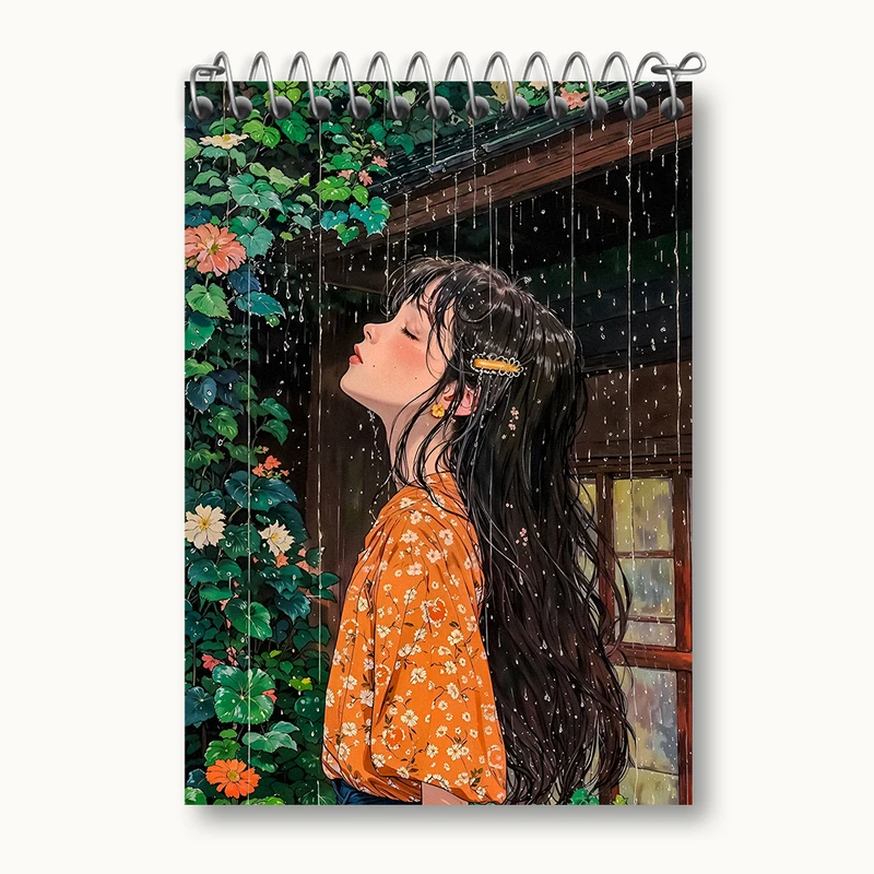 دفتر یادداشت 50 برگ خندالو طرح دخترانه کد N4836