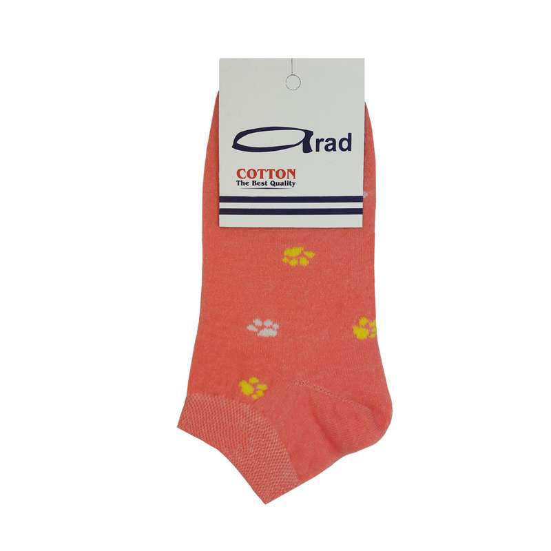 جوراب دخترانه آراد طرح پنجه کد 130281 