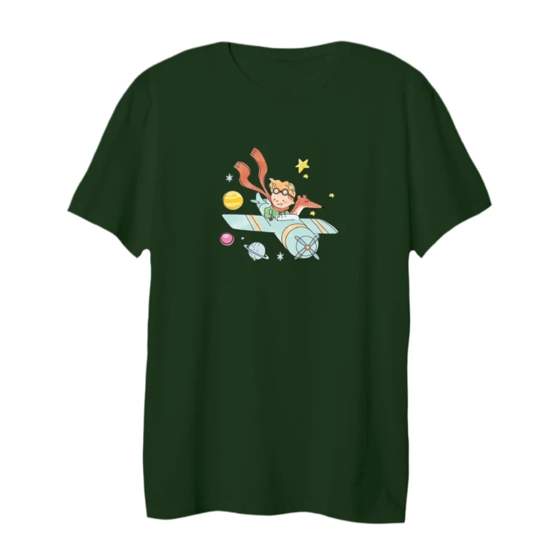 تی شرت لانگ آستین کوتاه زنانه مدل شازده کوچولو