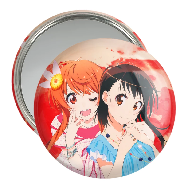 آینه جیبی خندالو مدل اونودرا و تاچیبانا انیمه عشق دروغین  کد 17192