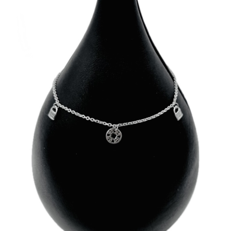 پابند نقره زنانه مدل NG8505