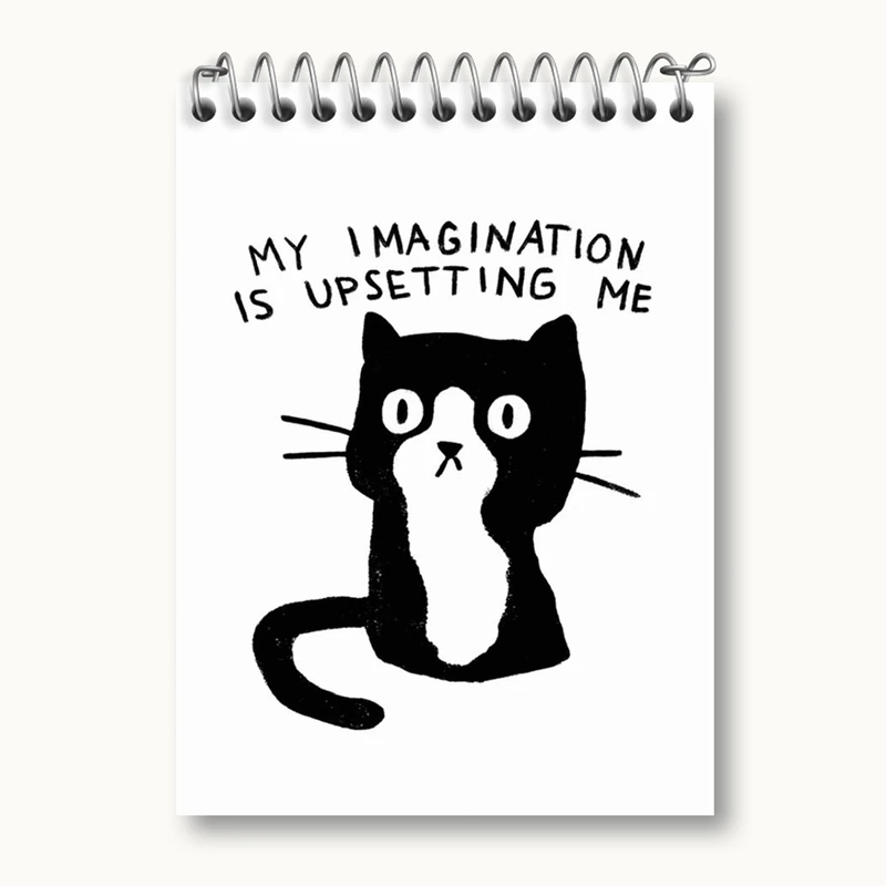 دفتر یادداشت 50 برگ خندالو مدل گربه خلاق کد 29316