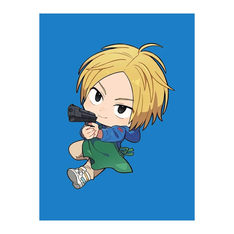 استیکر لپ تاپ و موبایل مدل انیمه طرح روزگار ساکاموتو کد 5641