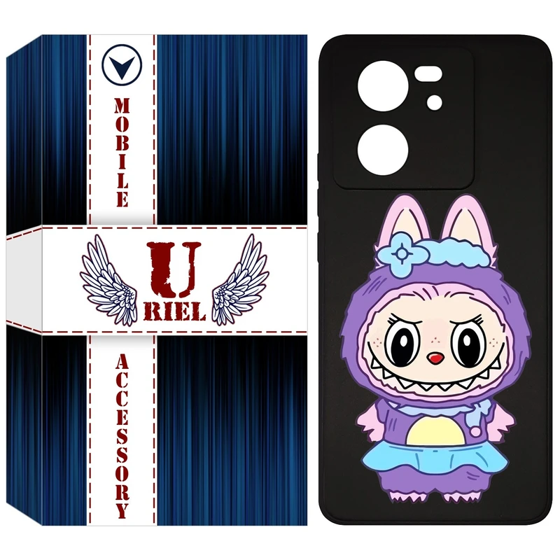 کاور یوریل مدل KSH کد 141 طرح عروسک لبوبو مناسب برای گوشی موبایل شیائومی 13T / 13T Pro / Redmi K60 Ultra