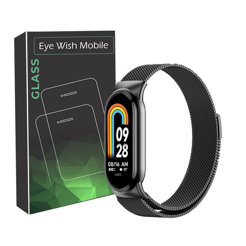 بند آی ویش مدل MILANSE مناسب برای ساعت هوشمند شیائومی Mi Band 8