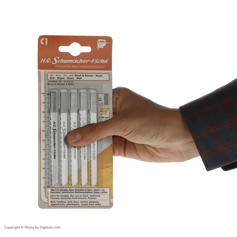 تیغه اره عمودبر اچ او شوماخر + سون مدل C1 بسته 5 عددی تیغه اره عمودبر اچ او شوماخر + سون مدل C1 بسته 5 عددی