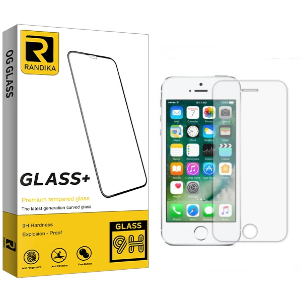 محافظ صفحه نمایش راندیکا مدل Gld مناسب برای گوشی موبایل اپل iPhone 5s