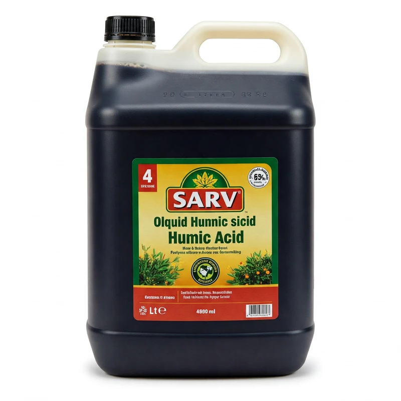 کود هیومیک اسید مایع SARV مدل H02 حجم ۴ لیتر کود هیومیک اسید مایع SARV مدل H02 حجم ۴ لیتر