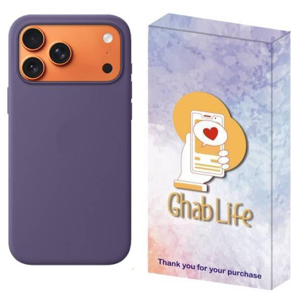 کاور قاب لایف مدل سیلیکونی پاک کنی مناسب برای گوشی موبایل اپل iPhone 17 Pro