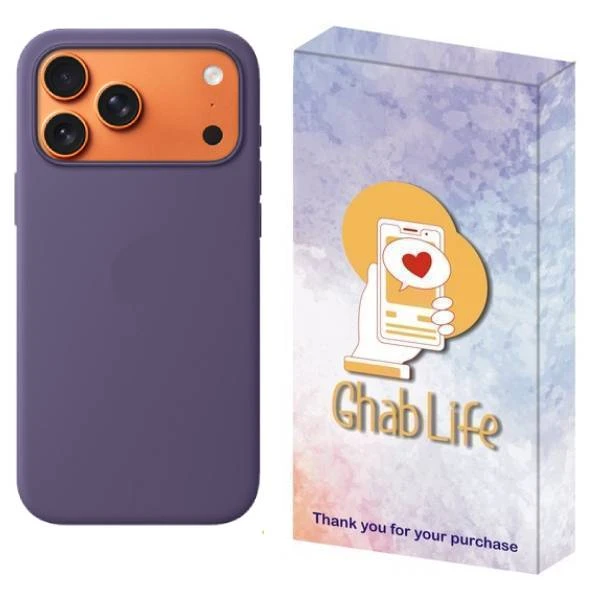 کاور قاب لایف مدل سیلیکونی پاک کنی مناسب برای گوشی موبایل اپل iPhone 17 Pro Max