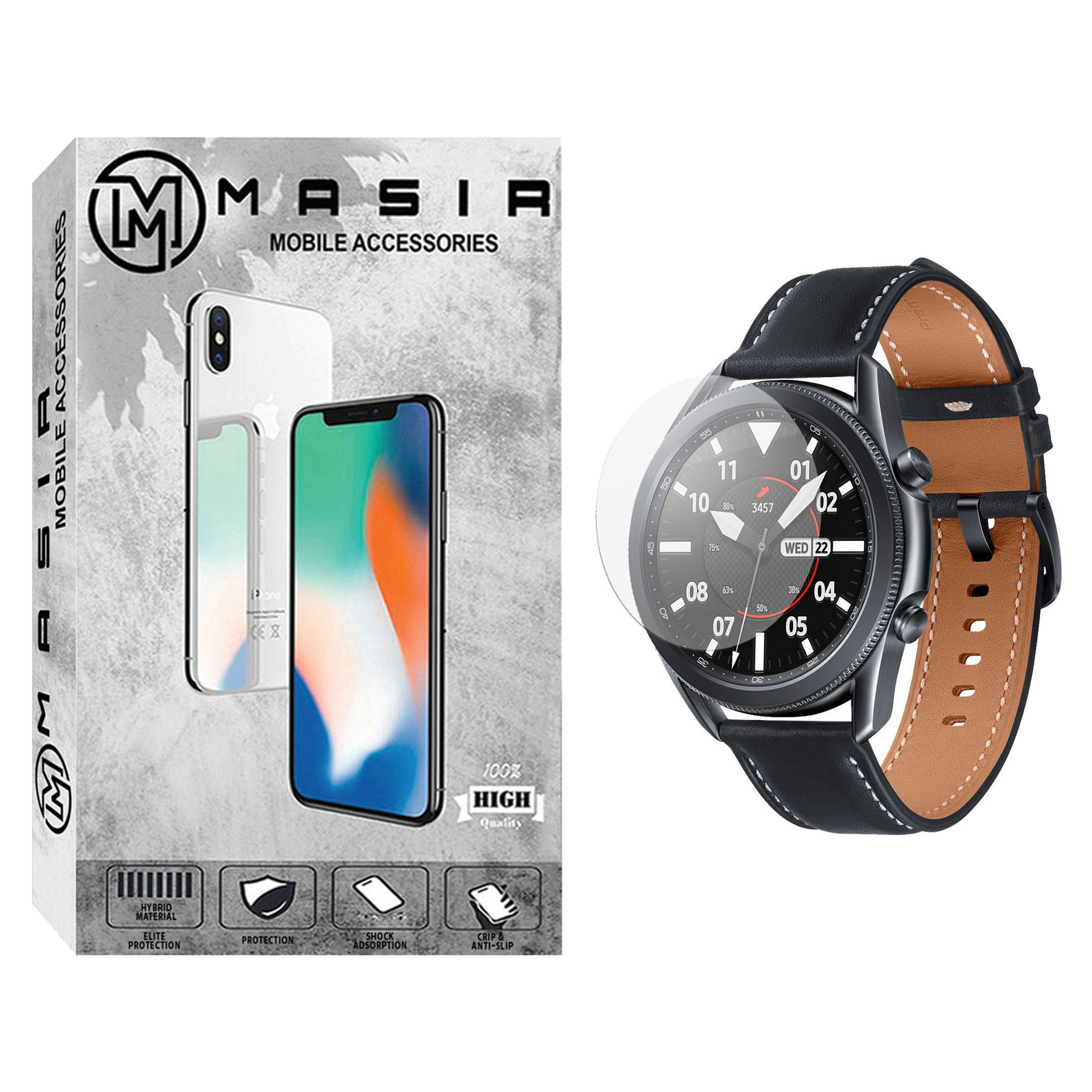محافظ صفحه نمایش مسیر مدل TPMs-01 مناسب برای ساعت هوشمند سامسونگ Galaxy Watch Active 3 45mm