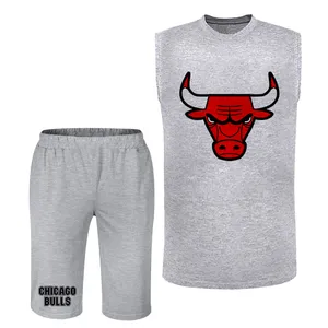 ست تاپ و شلوارک مردانه مدل شیکاگو کد TJA14