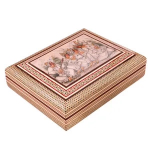 جعبه جواهرات خاتم کاری کد 839