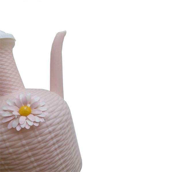 آفتابه طرح گل مدل پاستیلی