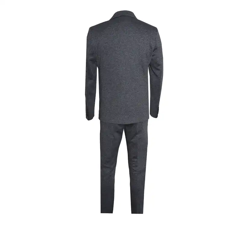 ست کت و شلوار و جلیقه مردانه مدل NJ-KSH1500-GRD3T-ZO رنگ زغال سنگی