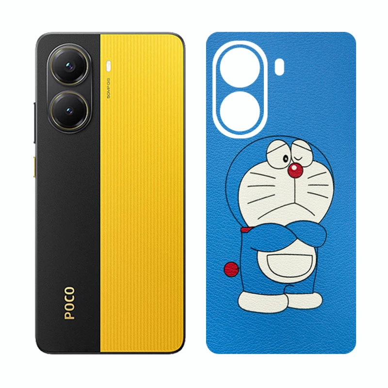 برچسب پوششی ریمکس مدل Cover طرح دورایمون مناسب برای گوشی موبایل شیائومی Poco X7 Pro