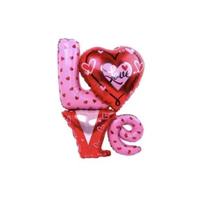 بادکنک فویلی مدل Love
