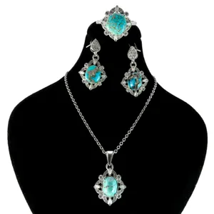 نیم ست نقره زنانه کد AV034-2