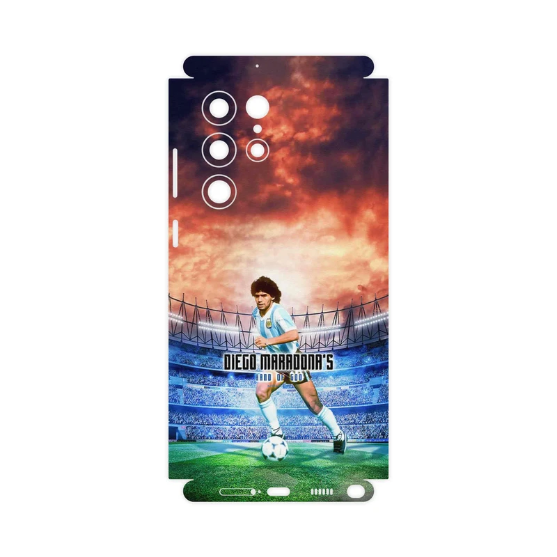 برچسب پوششی ماهوت مدل Diego Maradona-FullSkin مناسب برای گوشی موبایل سامسونگ Galaxy S22 Ultra 5G