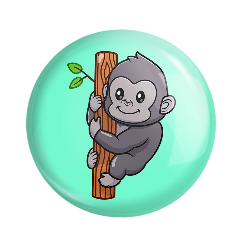 پیکسل خندالو مدل حیوانات بامزه گوریل کد 29701