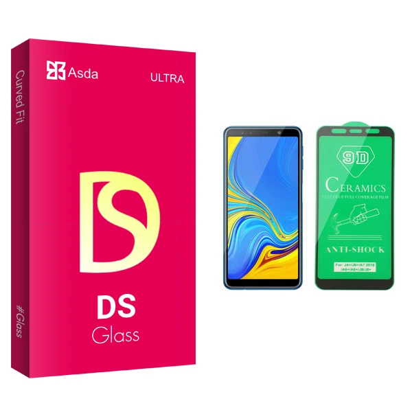 محافظ صفحه نمایش سرامیکی آسدا مدل DS مناسب برای گوشی موبایل سامسونگ Galaxy A7 2018