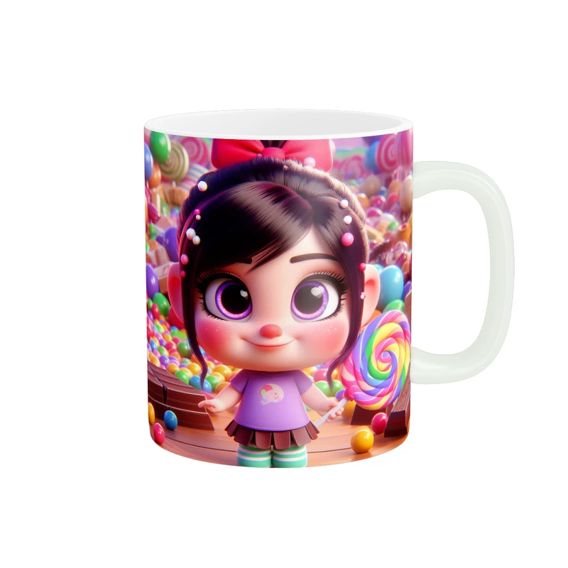 ماگ پاد آفرين  طرح دخترانه کيوت کد 1116