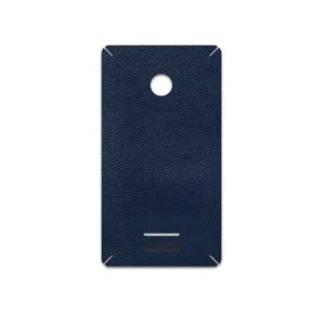 MAHOOT Deep-Blue-Leather Cover Sticker for Microsoft Lumia 532