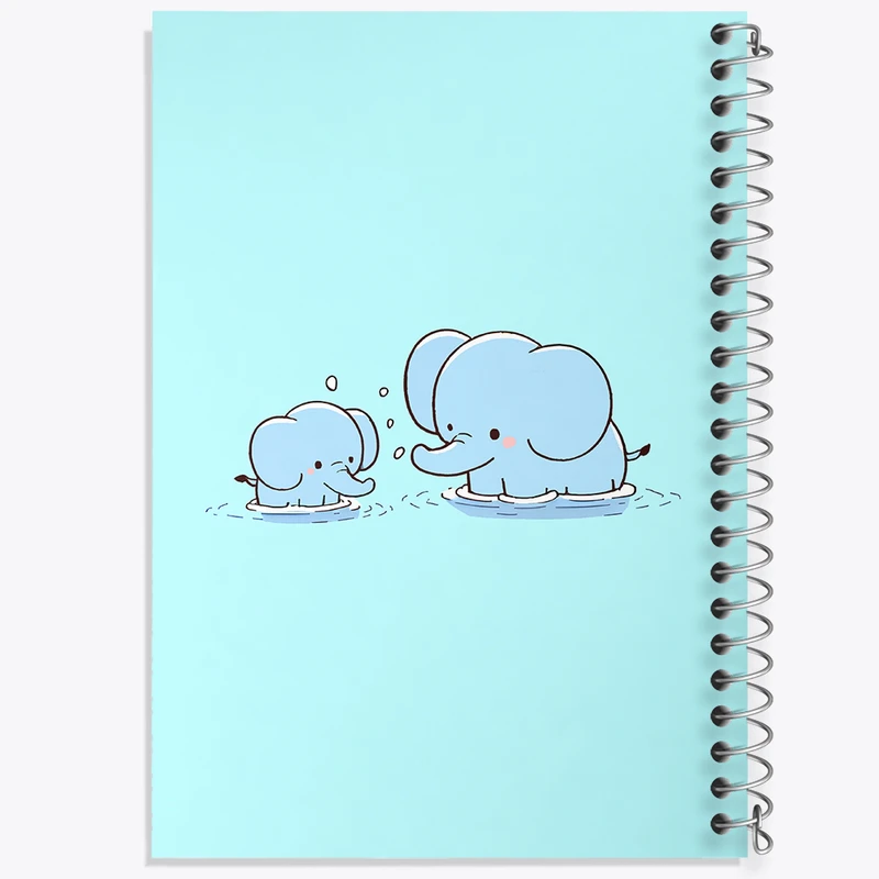 دفتر نقاشی 50 برگ خندالو طرح فیل کوچولو کد N5591