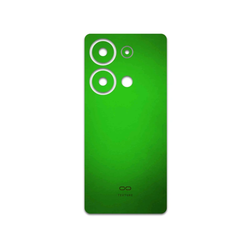 برچسب پوششی ماهوت مدل Metallic-Green مناسب برای گوشی موبایل شیائومی Redmi Note 13 Pro 4G