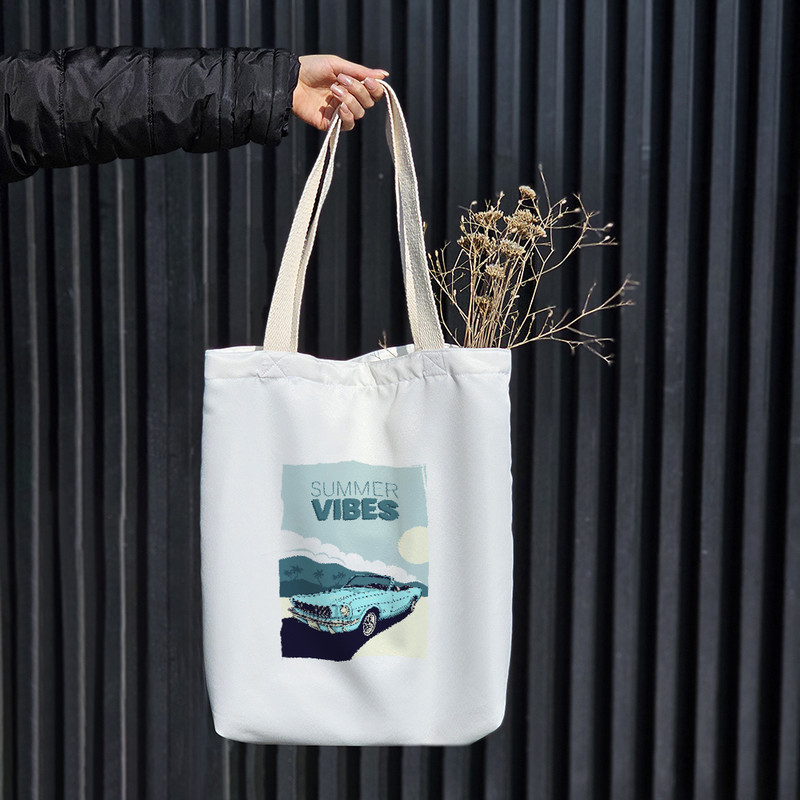 ساک خرید خندالو مدل Summer Vibes کد H1643