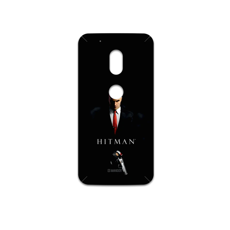 برچسب پوششی ماهوت مدل Hitman-Game مناسب برای گوشی موبایل موتورولا Moto G4 Play