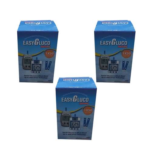 نوار دستگاه تست قند خون ایزی گلوکو مدل 01 مجموعه 3 عددی