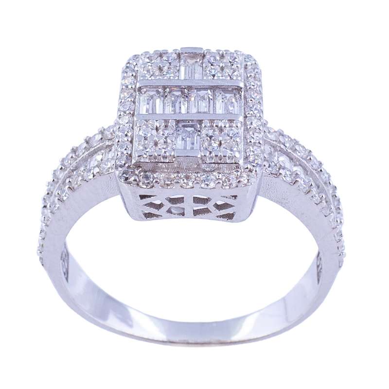 انگشتر نقره زنانه مدل AMT_R107