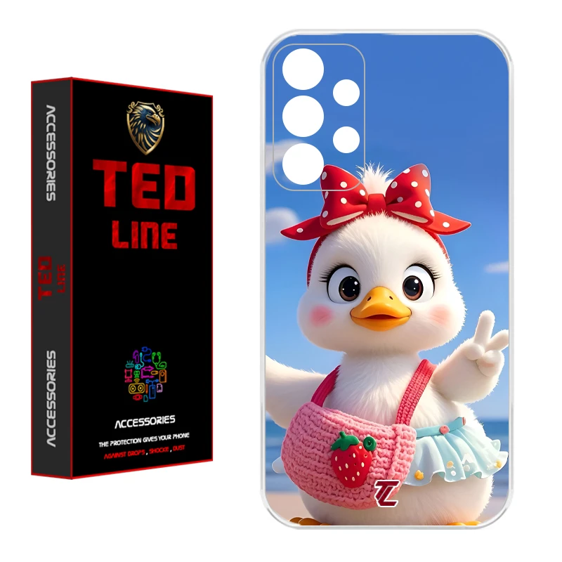 کاور تدلاین طرح اردک کد 1186 مناسب برای گوشی موبایل سامسونگ Galaxy A53