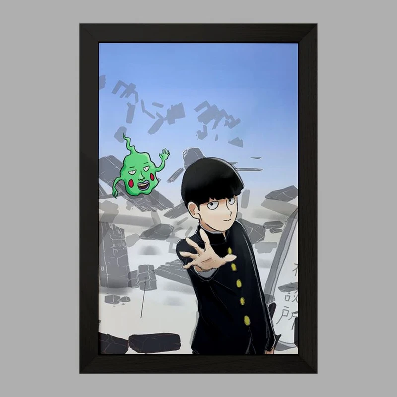 تابلو خندالو مدل شییکو انیمه موب سایکو Mob Psycho 100 کد 24503
