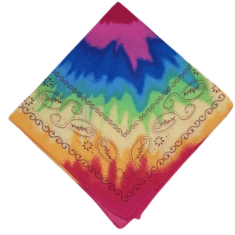 دستمال سر و گردن مدل طیفی Rokh131