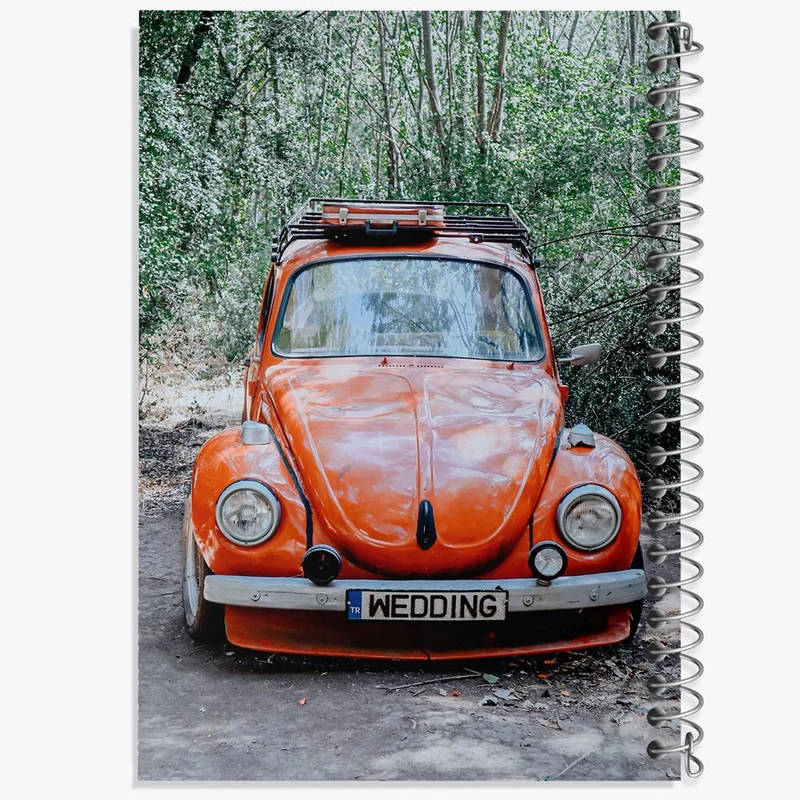 دفتر لیست خرید 50 برگ خندالو طرح ماشین کلاسیک کد 28766