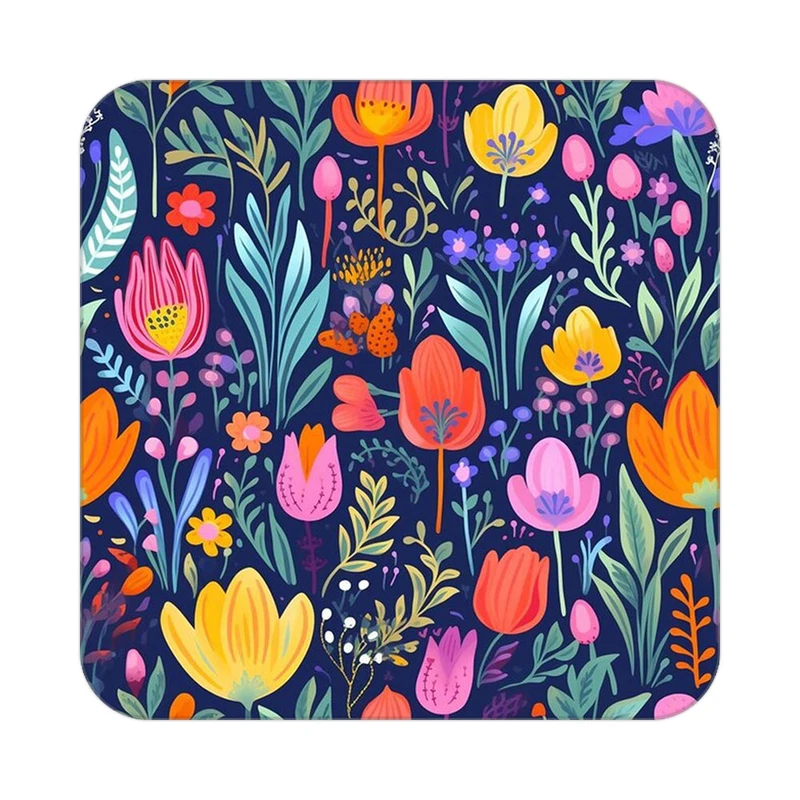 زیر لیوانی کاکتی طرح گل مدل mp16899