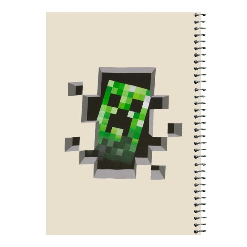 دفتر مشق 80 برگ اس جی مدل ماینکرفت کد۳   