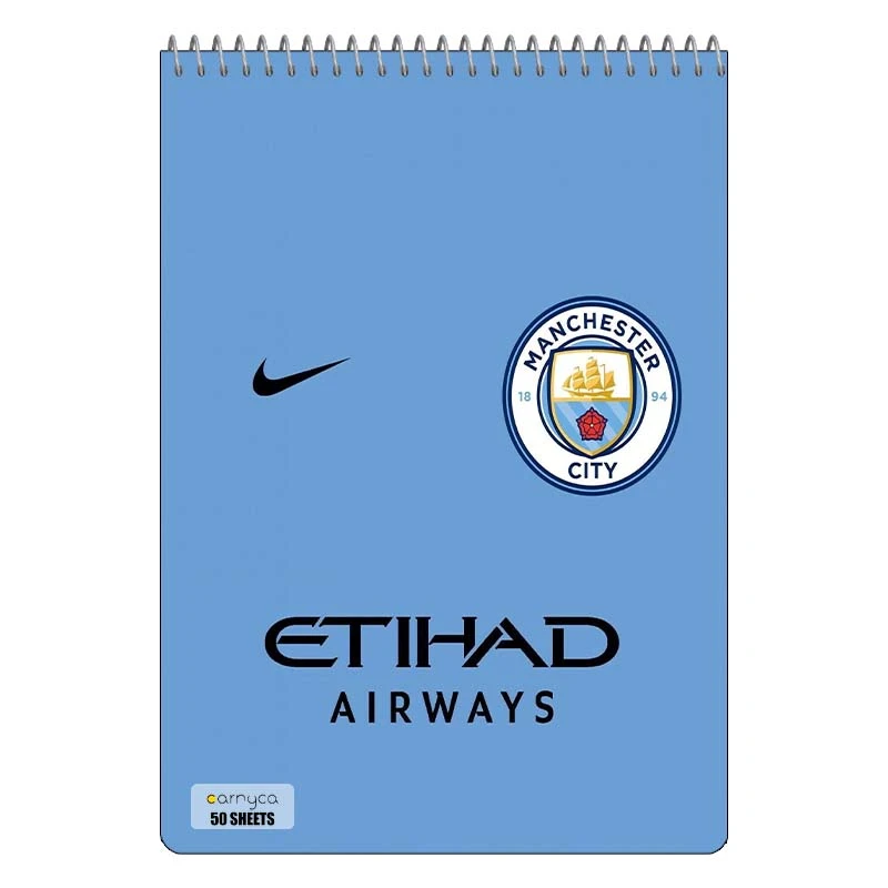 دفتر نقاشی 50 برگ سیمی کارنیکا طرح منچستر سیتی Manchester City کد 51304