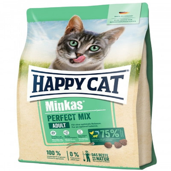 غذا خشک گربه هپی کت مدل پرفکت میکس وزن 10 کیلوگرم 