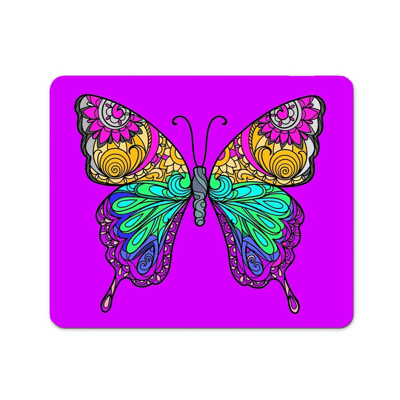 ماوس پد پاد آفرین مدل فانتزی طرح پروانه کد P233 سایز 19*24 سانتی متر