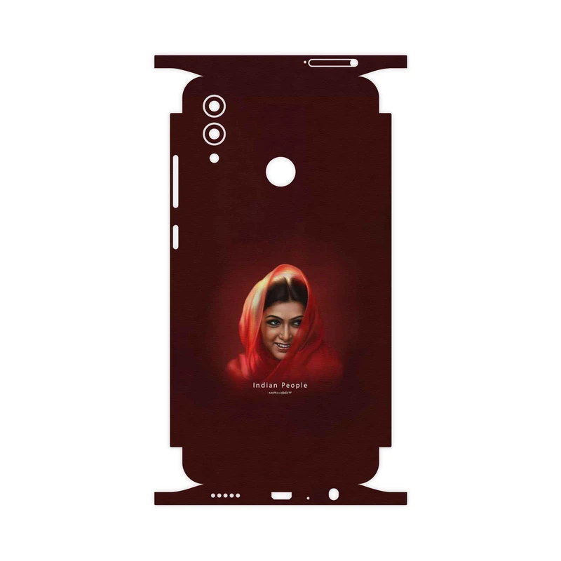 برچسب پوششی ماهوت مدل Portrait of an Indian Woman-FullSkin مناسب برای گوشی موبایل آنر 10 Lite